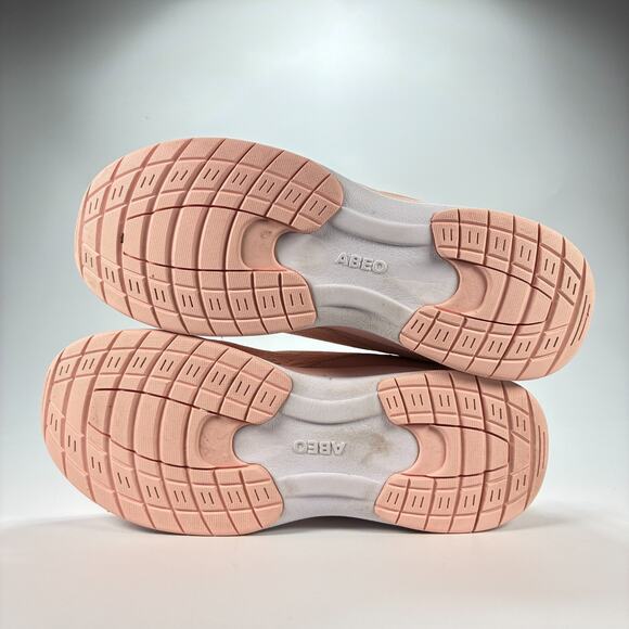 Abeo Luna Pink Lace Up Running Shoes Comfort Cushioned Sneakers Women's Size 10M - Picture 8 of 11